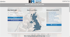 Desktop Screenshot of bikermatch.co.uk